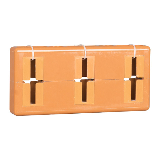 MD5相距120母线框三相单排双排120相间距母线夹铜排固定夹