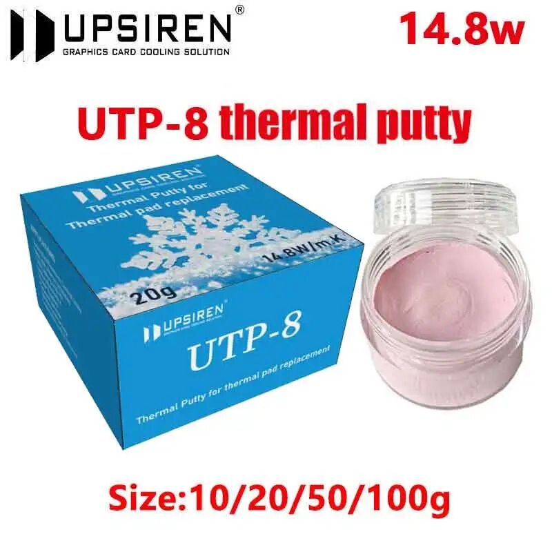 UPSIREN UTP-8 thermal paste 14.8W computer accessories cooling heat dissipation silicone thermal mud overseas hot sale UPSIREN UTP-8 thermal paste 14.8W computer accessories cooling heat dissipation silicone thermal mud overseas hot sale
