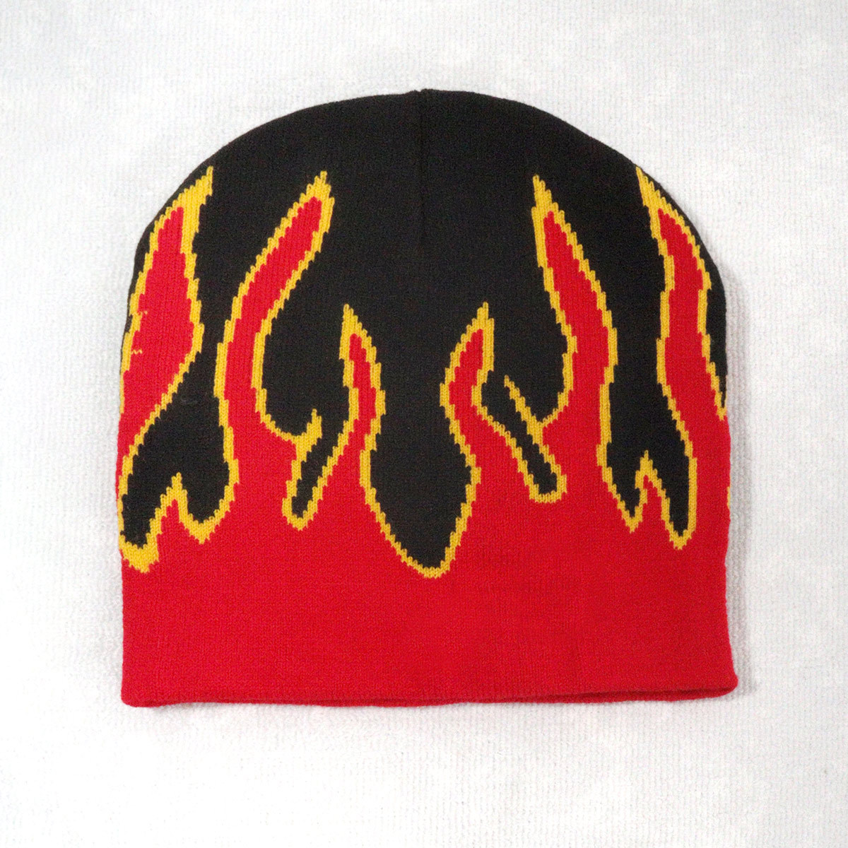 Unisex Hat trend bottom flame multi-colored men and women_voghion.com