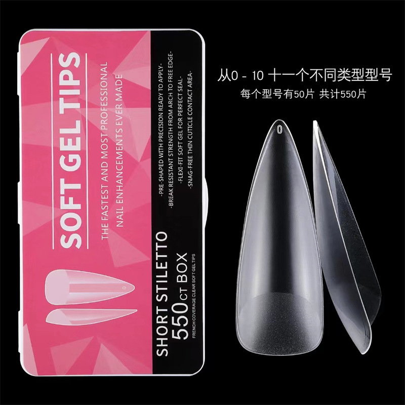 Nuevo tipo de caja de porcelana blanca manicure super delgada plegable sin marcas esmerilado manuales de uñas especiales de uñas transfronterizas