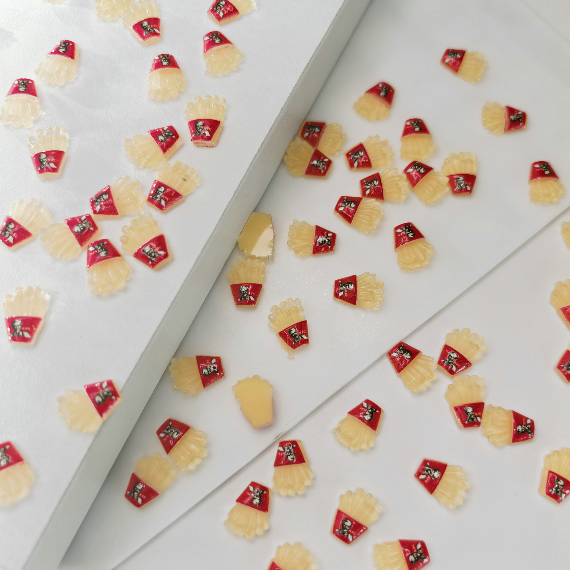 美甲饰品配件批发仿真树脂diy发夹搓指甲店进货混批0003.