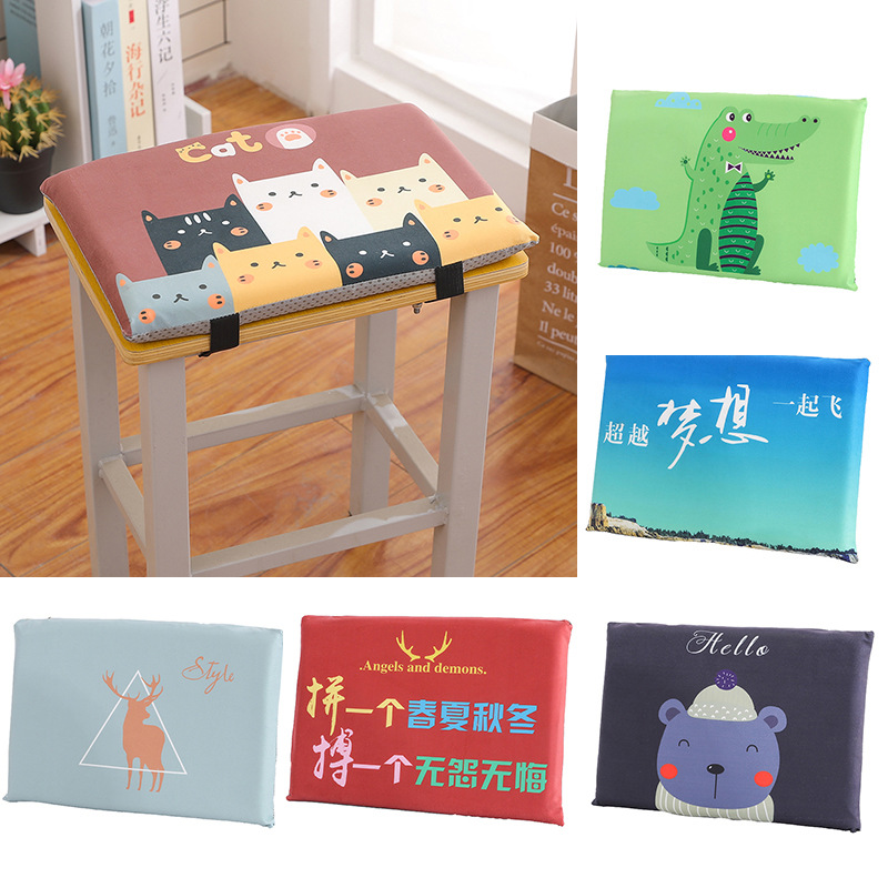 夏季坐墊涼墊學生屁墊記憶棉椅子軟墊子凳子服裝廠板凳屁股椅墊座