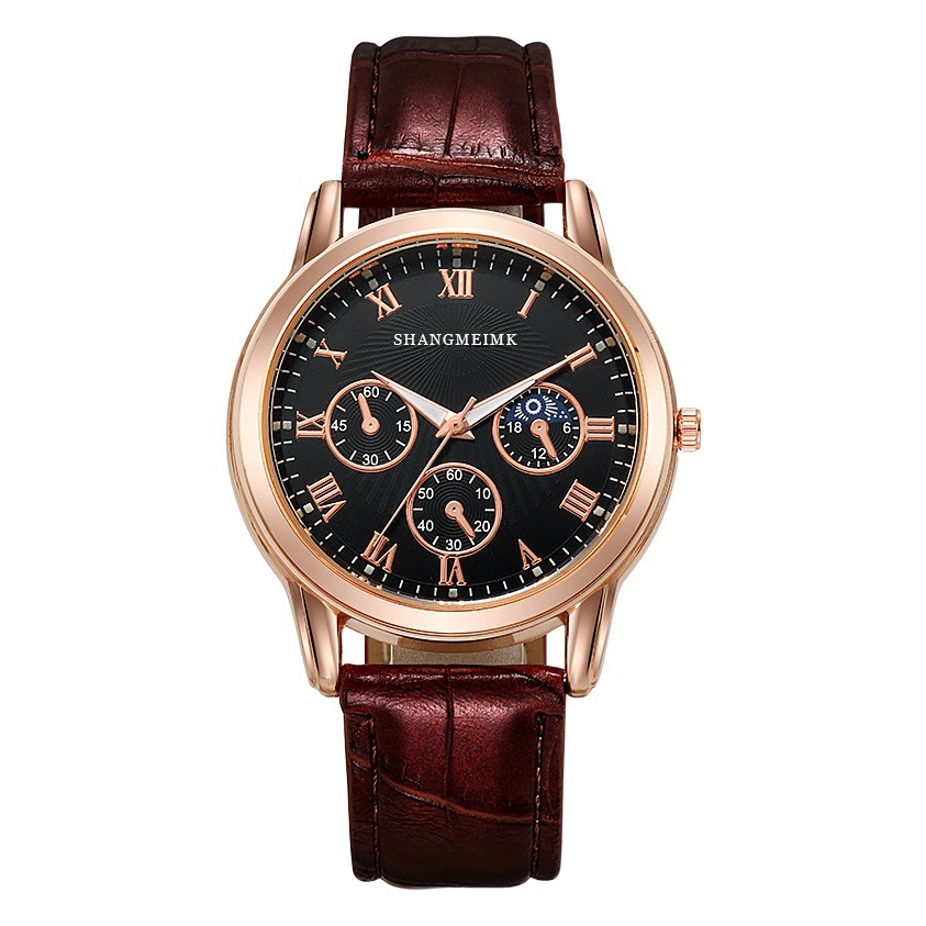 Comercio exterior de moda reloj de hombre fabricantes al por mayor de comercio exterior transfronterizo reloj de cuarzo reloj de negocios de tres ojos para hombre reloj de hombre