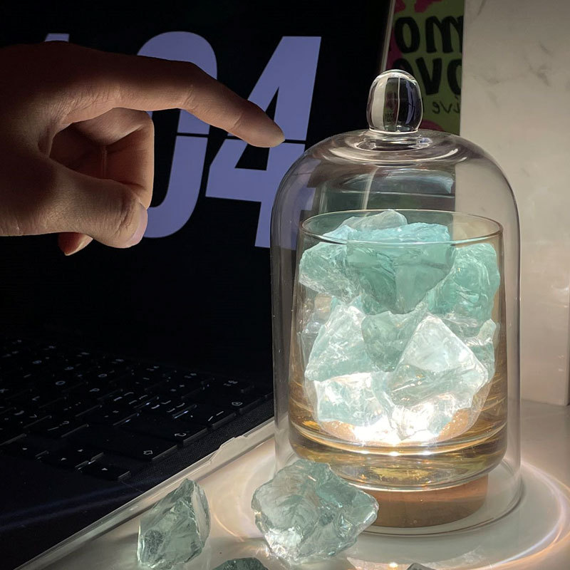 無火香薰水晶擴香石家用臥室持久裝飾晶石香氛擺件生日小眾禮物