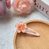 Новый персиковый, розовая BB-заколка