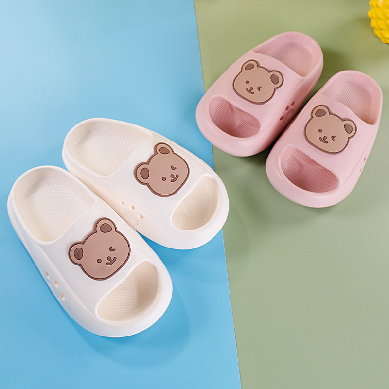Home indoor non-slip soft bottom children's slippers summer wear Boys cartoon slippers home children Girls wholesale