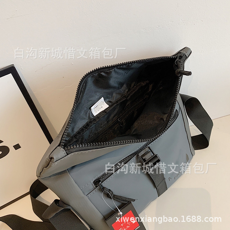 跨境新款男包潮牌工装男士通勤单肩包轻便大容量休闲百搭斜挎包|undefined