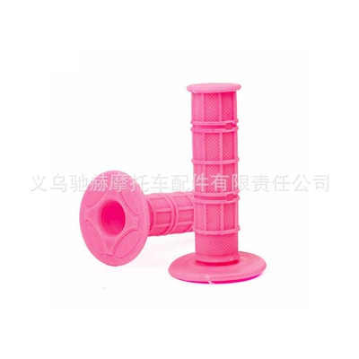 Grips Handlebar Rubber Grip – Motorcycle Handle Cover - cj-002-pink