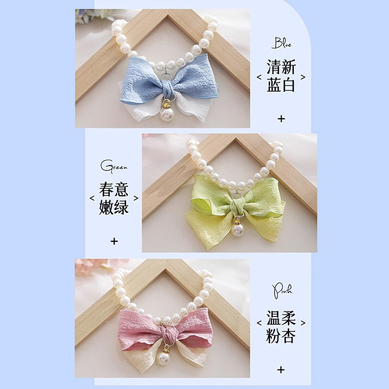 Gato collar decoraciones mascotas lindo cuello bufanda paño muñeca gato gatito ajustable verano gato collar