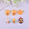 Cute resin, pendant, earrings, necklace, jewelry, Korean style, bee, handmade