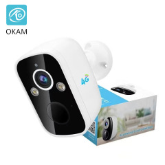 小鹰看看OKAM太阳能低功耗电池摄像头无线监控器全彩夜视手机远程