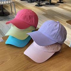 女性用の薄い野球帽、ソフトトップの速乾性帽子、男性用のアウトドアランニングスポーツひさしキャップ、小さな日焼け止めサンハット、夏