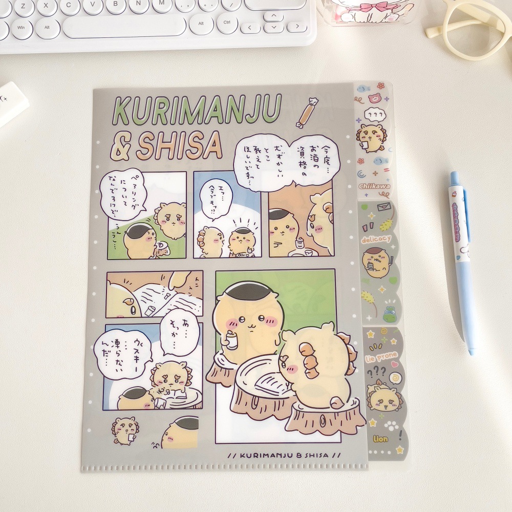 学生の中学生専用の答案用紙の収納袋の多層のファイルの答案用紙の整理の告知の回条の改ページの収納帳