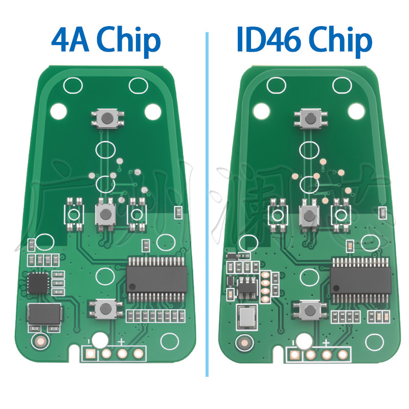Suitable for Peugeot Citroen Ds Smart Card 3-Button Remote Key 433Mhz 4A/46 Chip Va2/Hu83