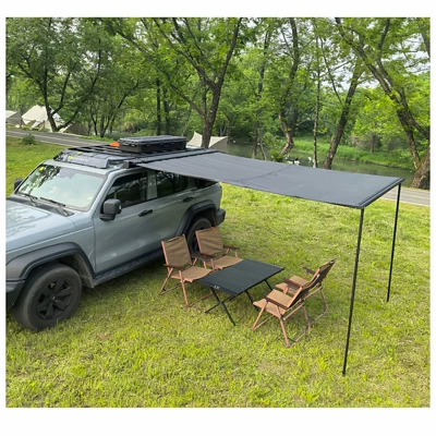 SUV roof platform car Roof rack - aluminum-box-with-lightside-tent-length-2m-3m-width-includes-ground-pegs-and-wind-ropes-no-need-to-drill-holes