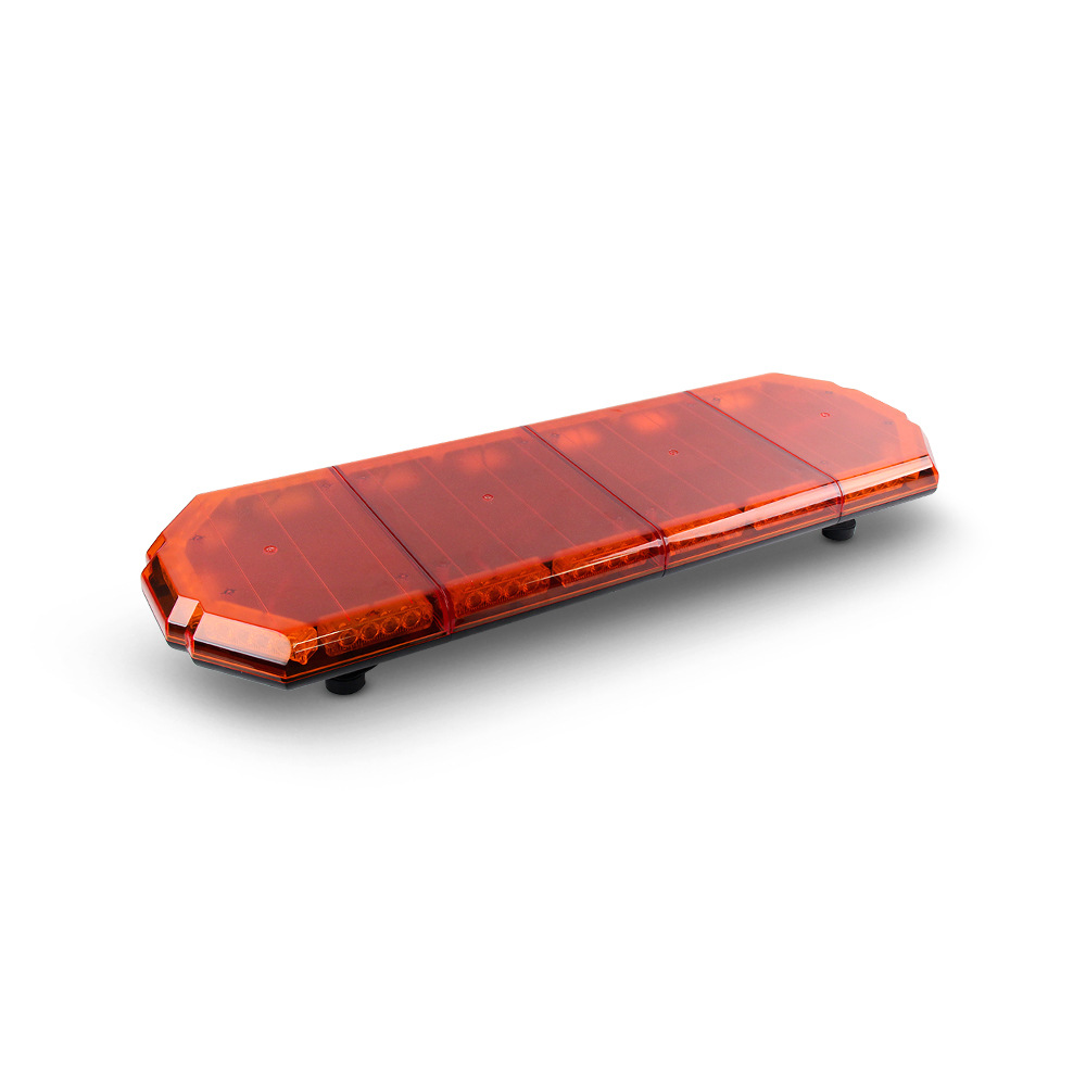 Ultra-thin diamond-shaped strobe light LED long-row warning light for construction vehicles, car roof light, emergency rescue vehicle alert light