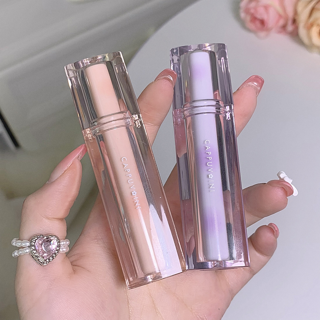Douyin Makeup Cappuvini Ice Tea Mirror Surface Water Gloss Lip Gloss, long-lasting and easy to color Glass Jelly Lip Gloss wholesale undefined