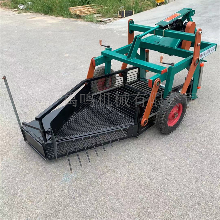 花生大蒜收获机 四轮大蒜收获机花生铺放挖果机花生起果机