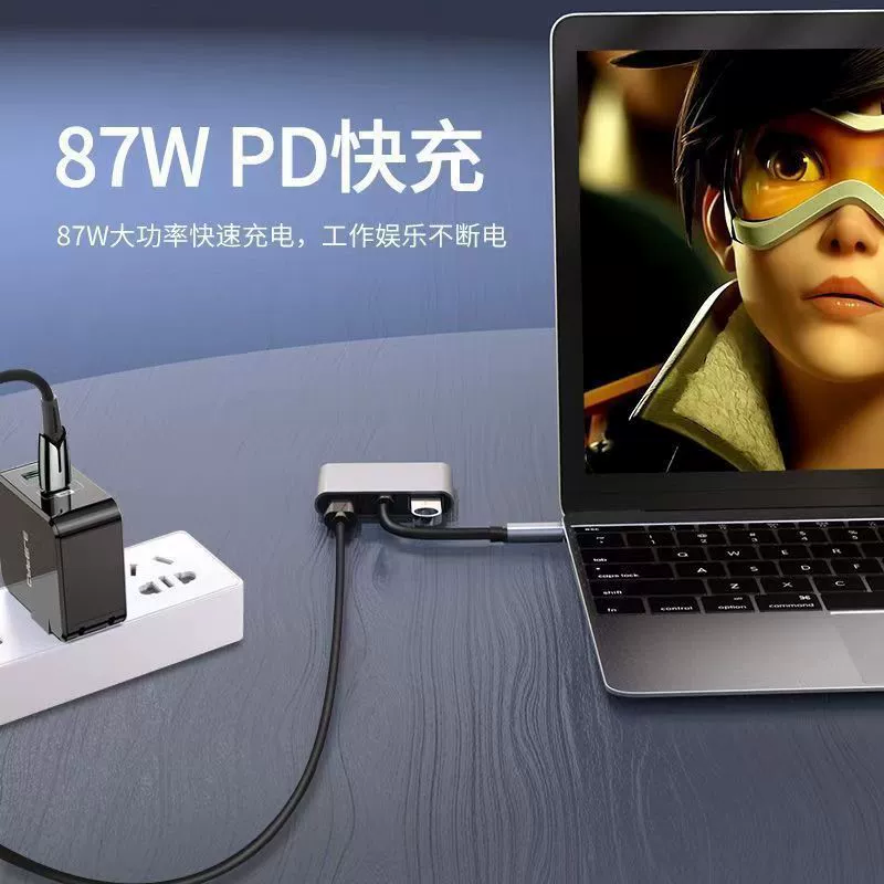Type-C к двойной HDMI HD 3.0 хаб Four-in-One USB C расширенная док-станция PD быстрая зарядка USB3.0 хаб