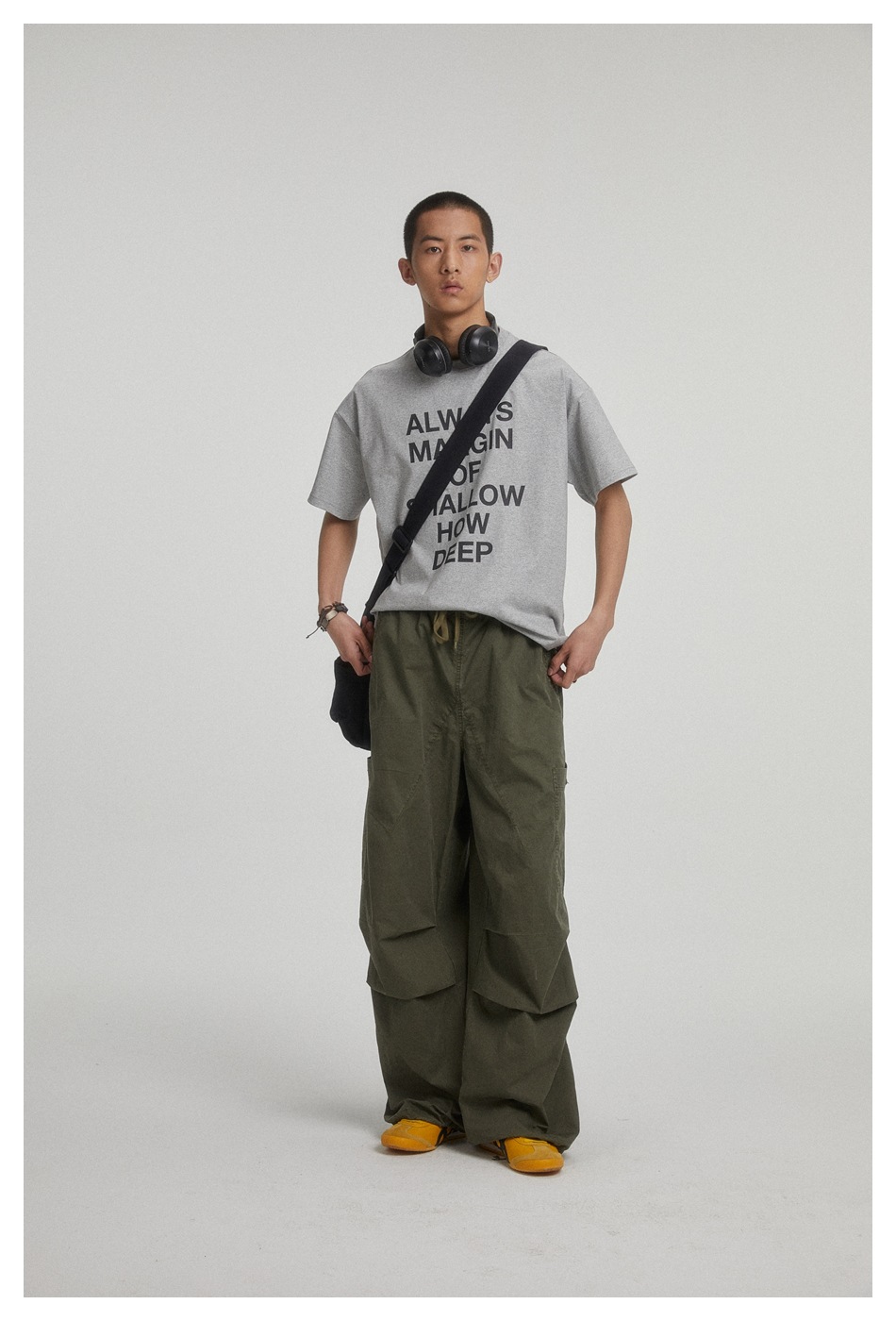 OUSWE China-Chic gewaschene gebrauchte Overalls Herren lockere und vielseitige gerade Freizeithose Deckhose RK67_voghion.com