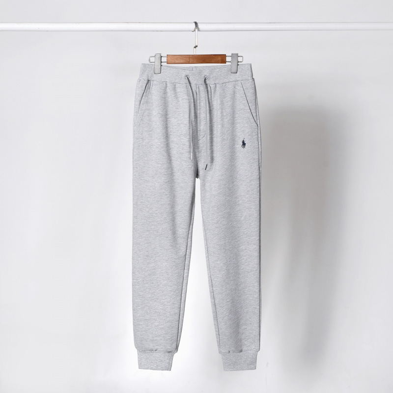 Sweatpants gray navy label