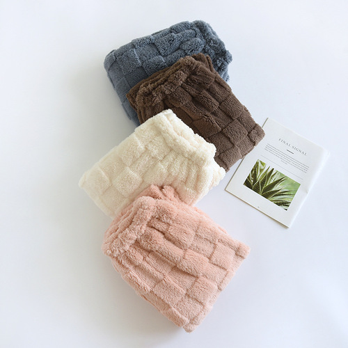 Ladies Sleep Pants Autumn/Winter Thick Coral Fleece Warm Pants for Men Flannel Home Pants Wearable Oversized Long Pants