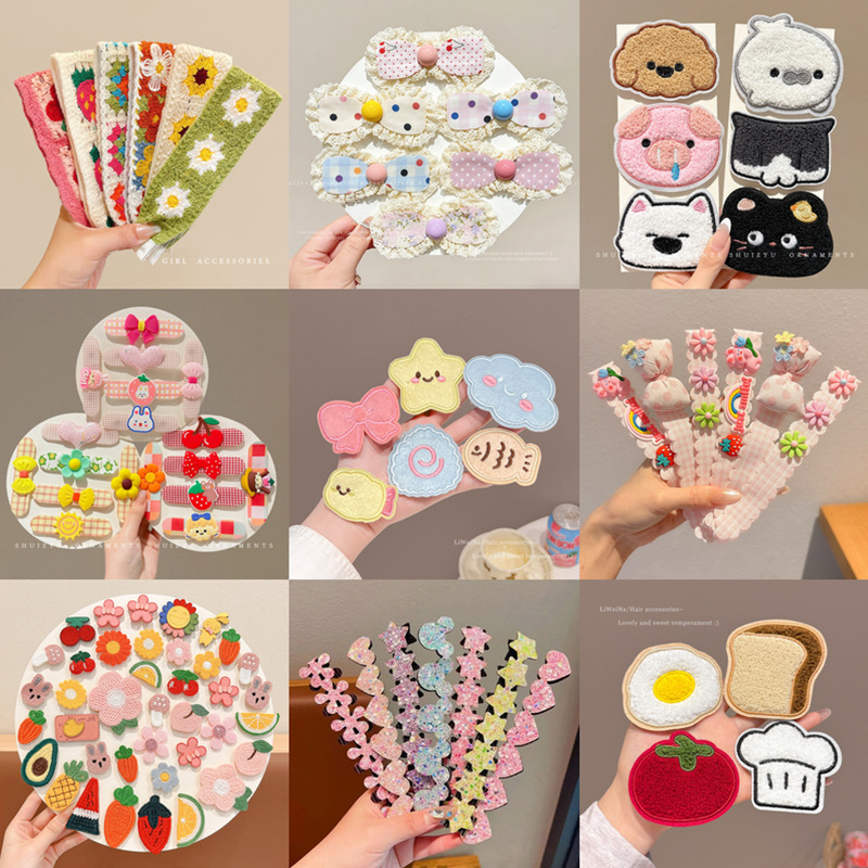 Bangs sticker for children, hair tidying tool, baby hair clip that doesn't damage hair, magic sticker hairpin for girls' back of the head