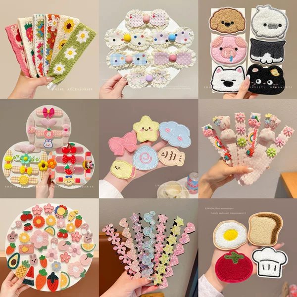 Bangs sticker for children, hair tidying tool, baby hair clip that doesn't damage hair, magic sticker hairpin for girls' back of the head