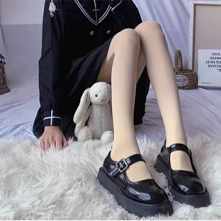 Японский Velvet Swan, белые тонкие колготки, стиль Лолита