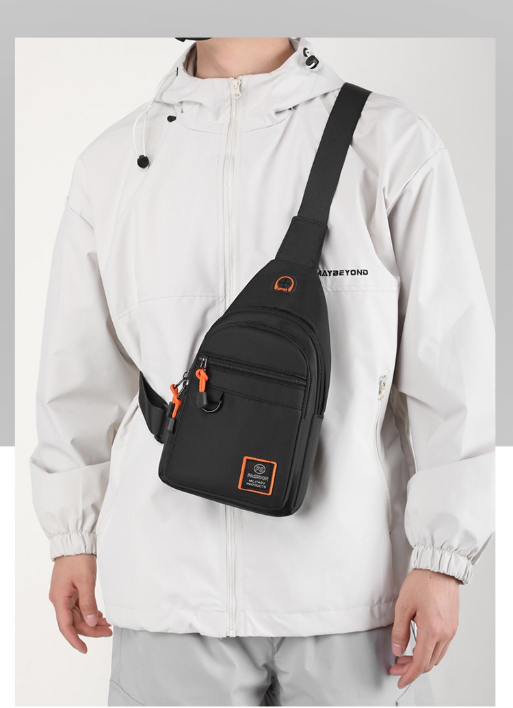 Men's travel and casual chest bags, outdoor sports crossbody bags, direct sales from the manufacturer, water-resistant high-quality single-shoulder bags undefined