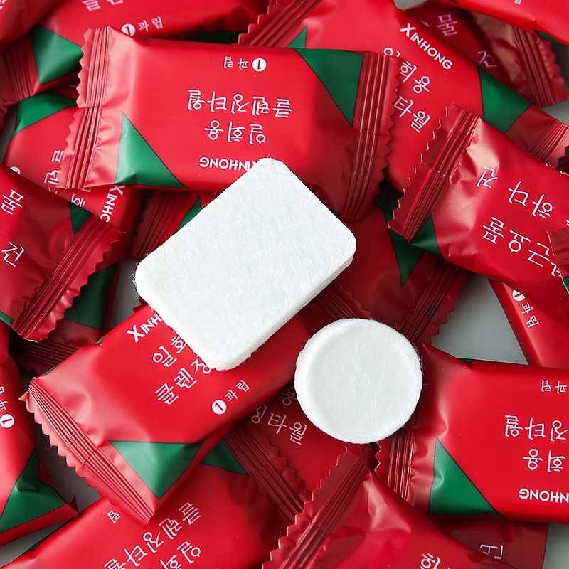 Handheld wet wipes for traveling for face washing