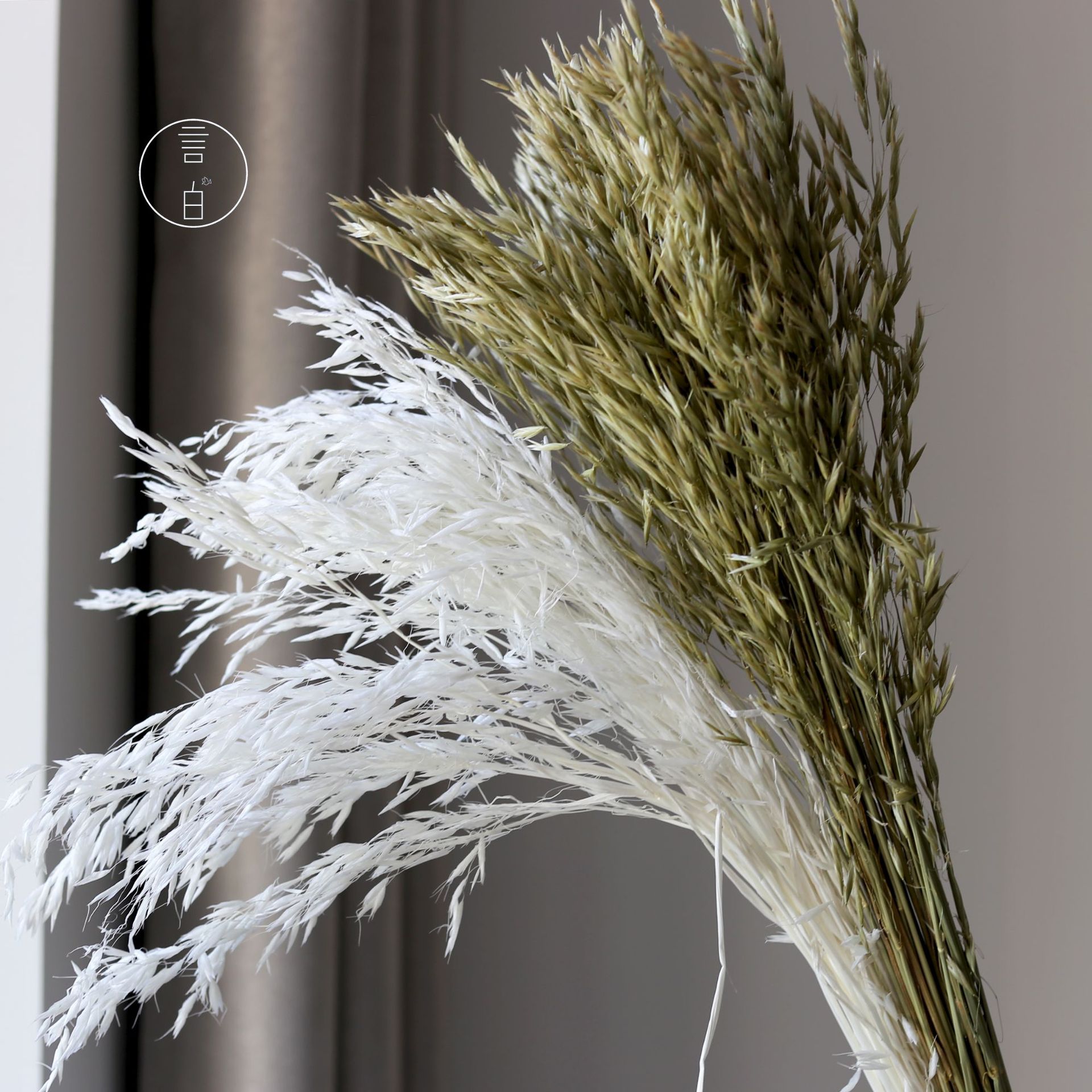 Dried Flower Oat Dried Flower Bouquet Manufacturer Wholesale Wild Oat Bleached Oat Wabi-Sabi Style Floral Arrangement Flower Decoration Flower Material