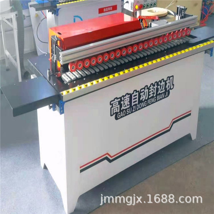 Jinping fábrica de máquina de sellado de bordes de carpintería pequeña máquina de sellado de bordes automática 802 máquina de sellado de bordes automático de alta velocidad