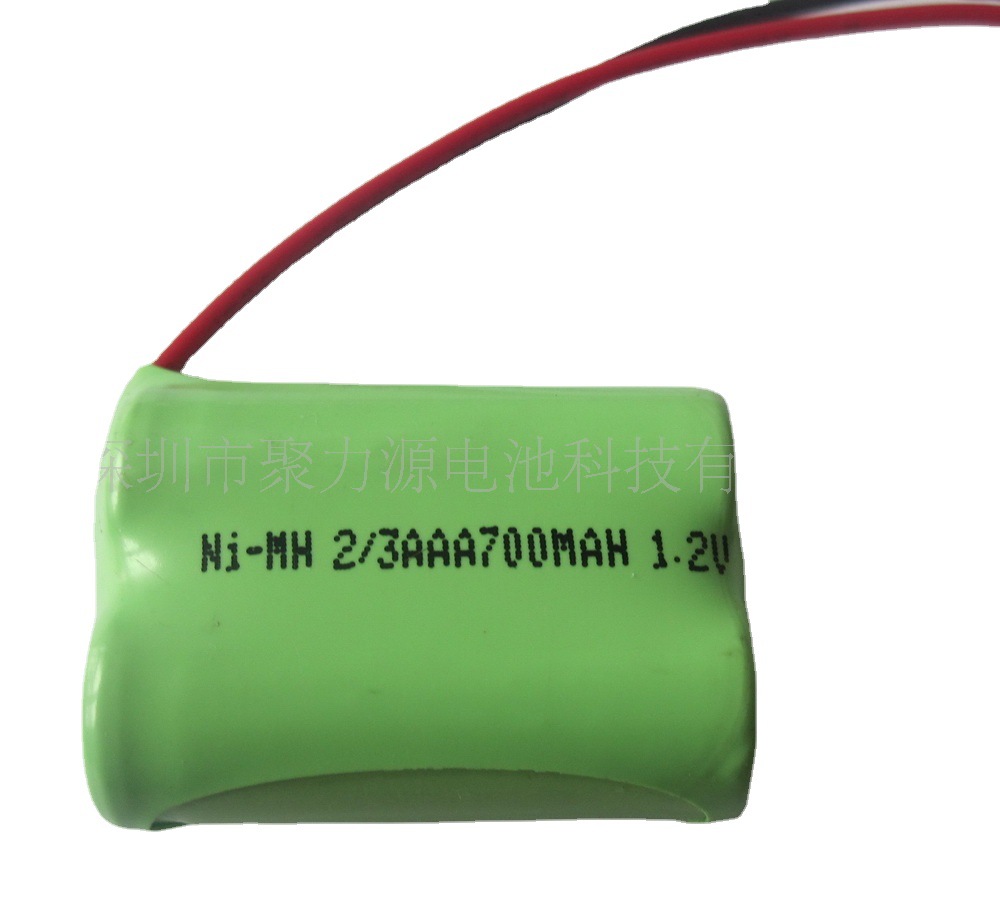 供应充电电池/镍氢电池2/3AAA350MAH(两只并联组合）