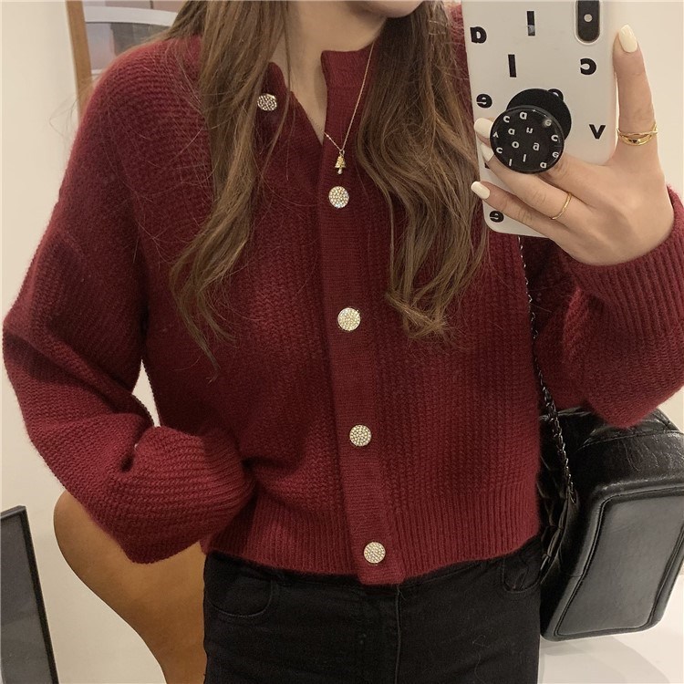 Japanese retro sweater 2022 Autumn new style soft and fluffy knitted sweater, loose short cardigan jacket for women pic 8