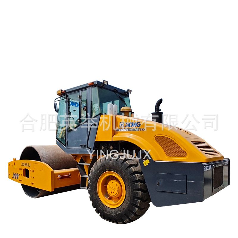 Comercio de exportación transferencia spot XCMG XS263 J26 toneladas rodillo de acero único noventa por ciento nuevo