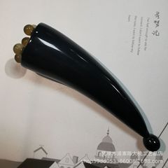 中実牛の角の先の黄牛の角の6丁のマッサージ器の穴は掻きます。