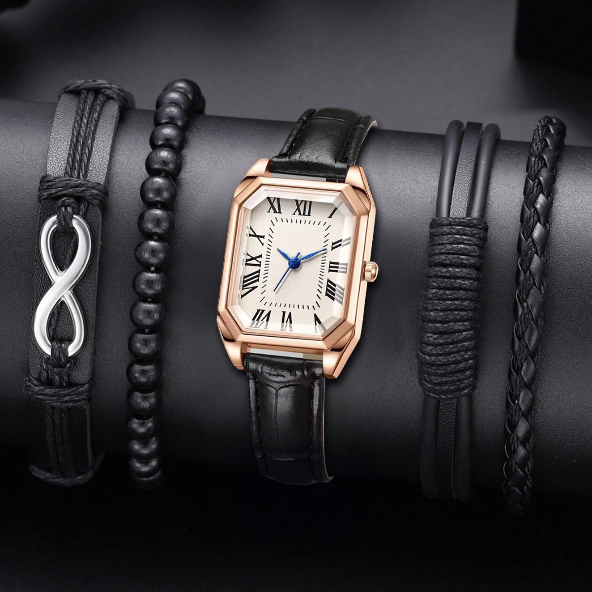 Reloj retro transfronterizo mujer moda elegante estilo barril literario tendencia simple relojes de cuarzo fabricantes al por mayor image 4