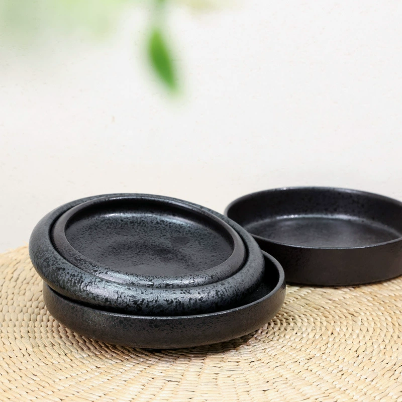 Керамическая цветочная композиция круглая чаша для цветочной композиции