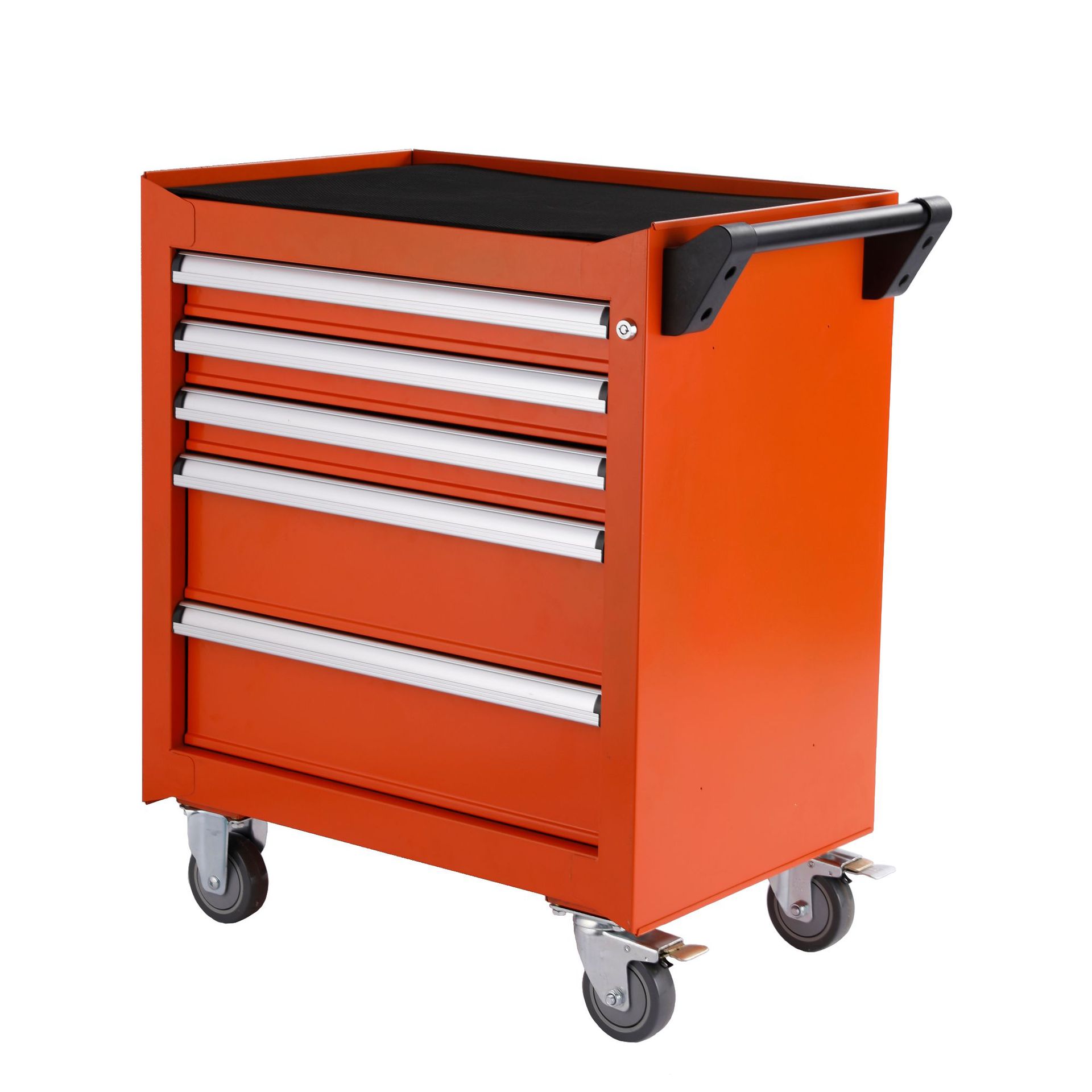 鼎拓五金工具柜厂家直销移动式五抽工具柜大容量五金汽修配件收纳