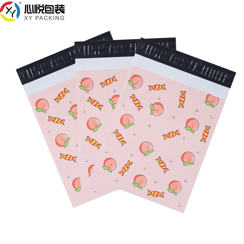 现货水果彩色袋子物流打包袋礼品包装快递袋顺丰出口品质全新料