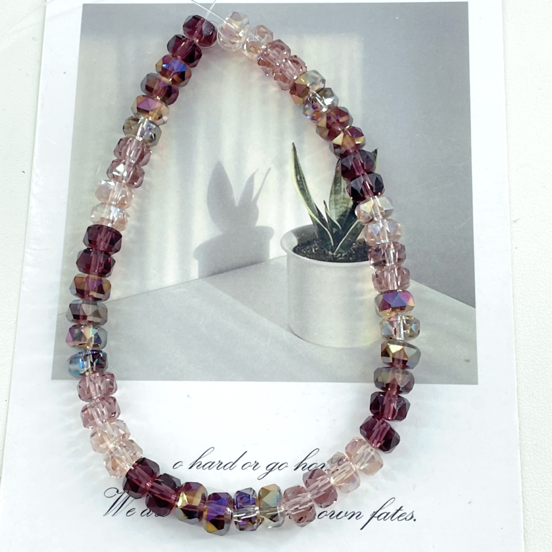 8mm Rainbow Wheel Jingjing Diy Jewelry Este embrión Vidrio Cristal Jewelry Pulsera Collar Moda Jewelry Accesorios dispersos