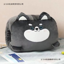 冬天卡通暖手抱枕插手毛绒 可爱学生 教室捂手两用办公室冬季手捂