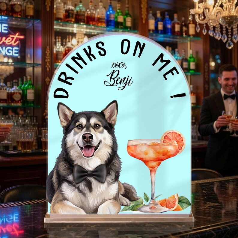 Cross-Border Etsy Personalized Pod Wedding Pet Table Signs, Pet Portraits, Bar Signs, Menu Drink Indicators Cross-Border Etsy Personalized Pod Wedding Pet Table Signs, Pet Portraits, Bar Signs, Menu Drink Indicators