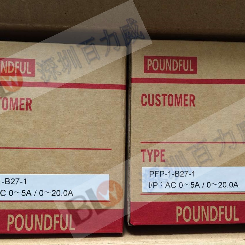 《有代理证》 台湾邦富 POUNDFUL 原装PF-M-5B-B27-N3 PF-MF-2HZ