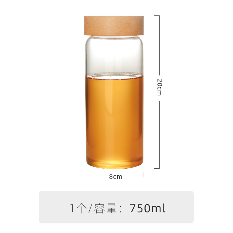 直径8cm高ホウ素シリコンねじガラス密封缶貯蔵タンクガラス缶雑穀キッチン収納コーヒー豆缶|undefined