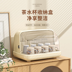 奶瓶收纳箱架子沥水架婴儿宝宝餐具收纳盒防尘带盖辅食工具收纳柜