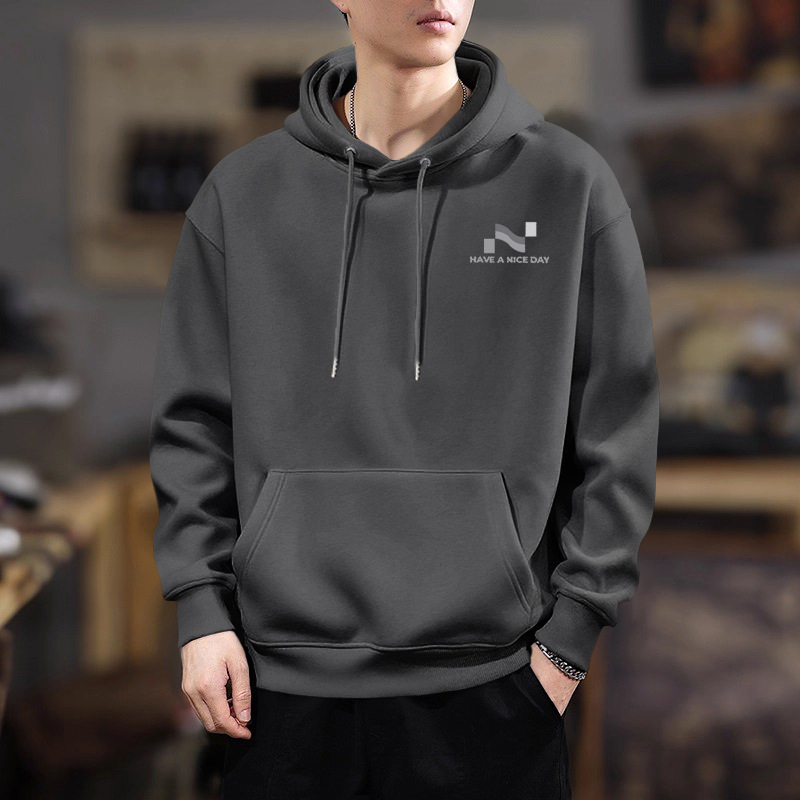Ins americano retro veludo sudadera con capuchón hombre marca de invierno y otoño estilo callejero letra impresión suelta chaqueta de pareja