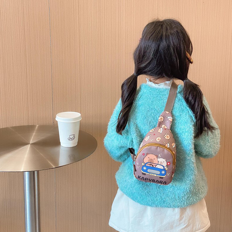 Bolsos de chicas lindos transfronterizos de dibujos animados para niños bolsos de mochila para bebés varones bolsos de cambio princesa bolsos de pecho de chicas