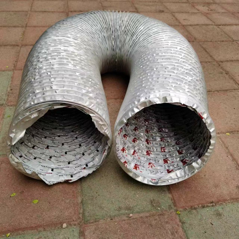 铝箔空调软管直径200mm  铝箔金属伸缩软管 铝箔加筋加厚软管